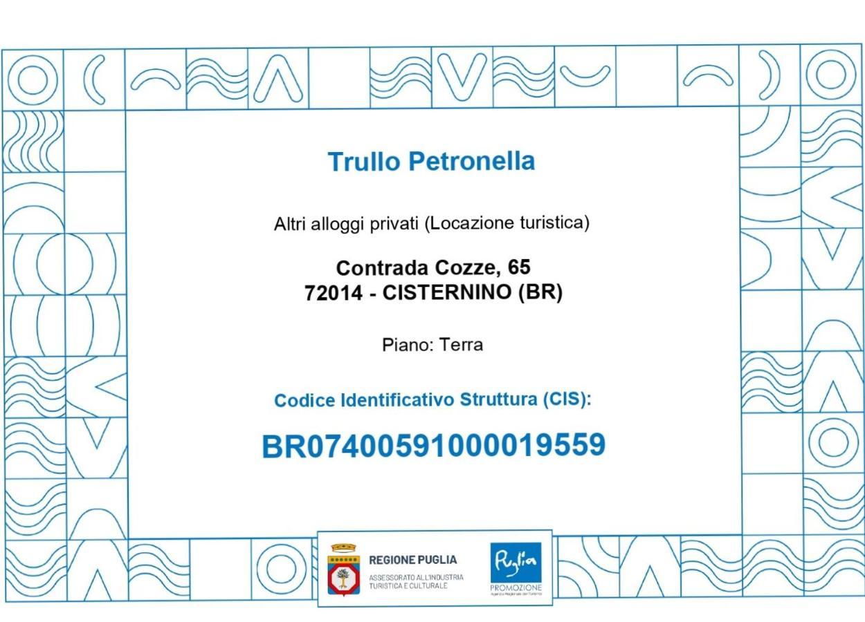 Trullo Petronella Cisternino Exterior foto